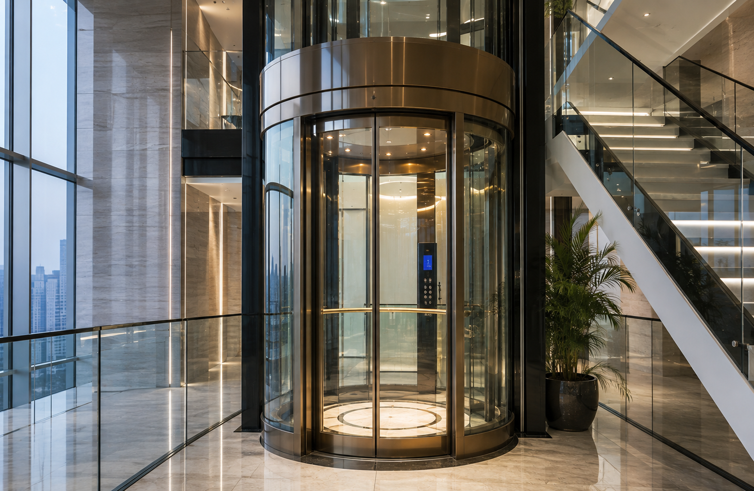 panoramic capsule lifts